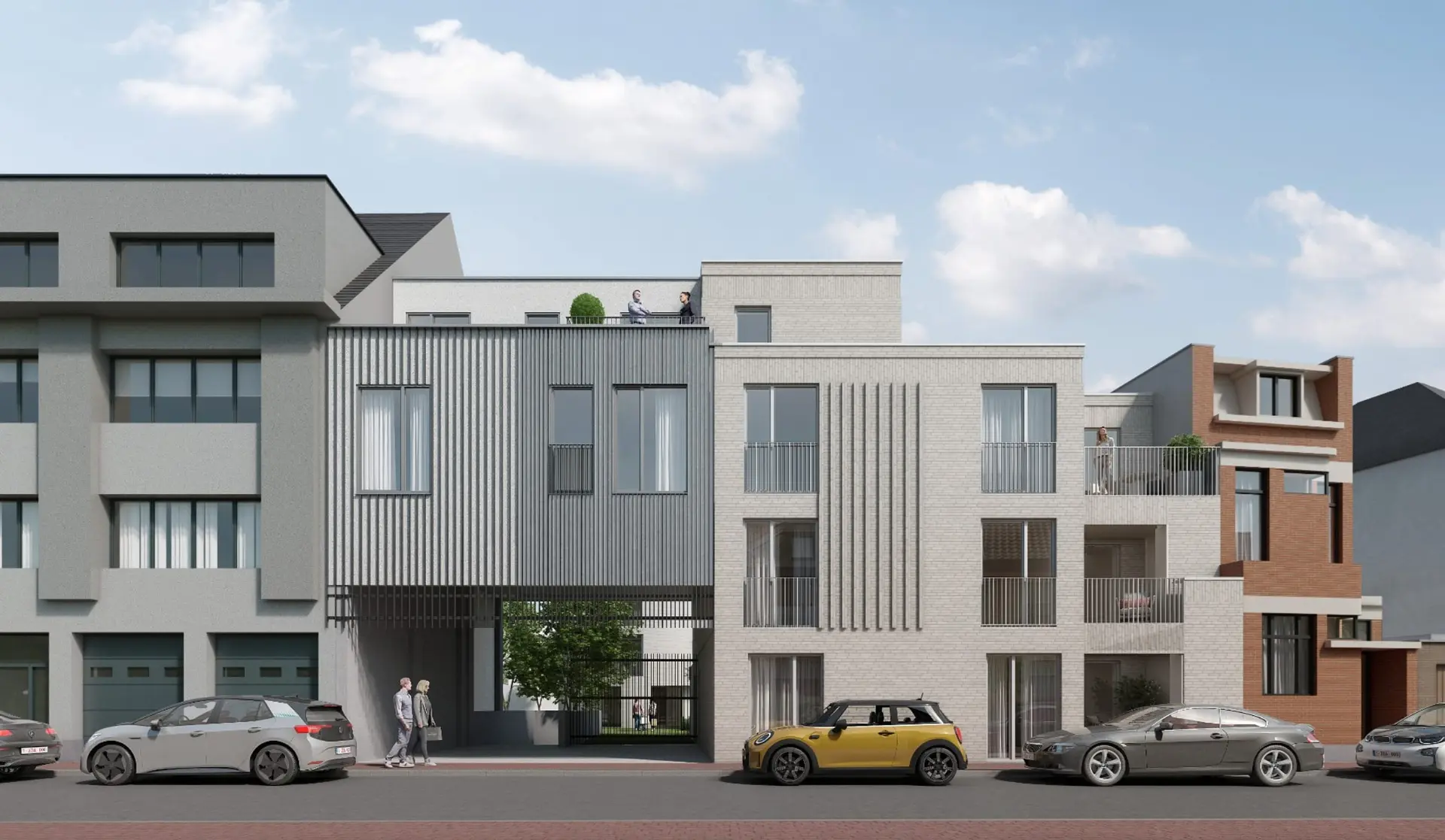 Gevel aan de straat